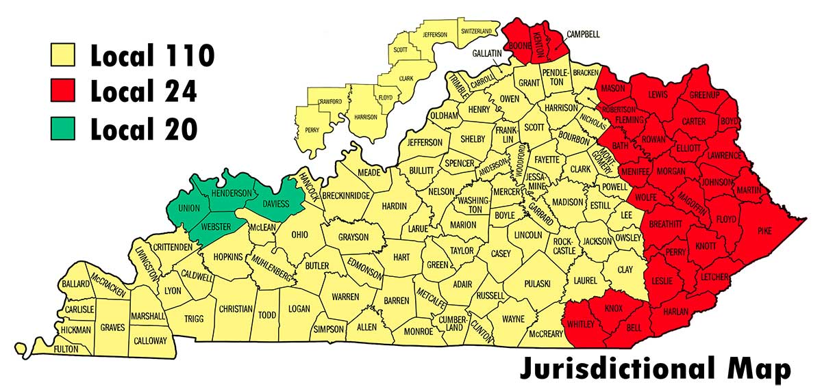 Smart Local 110 Jurisdictional Map
